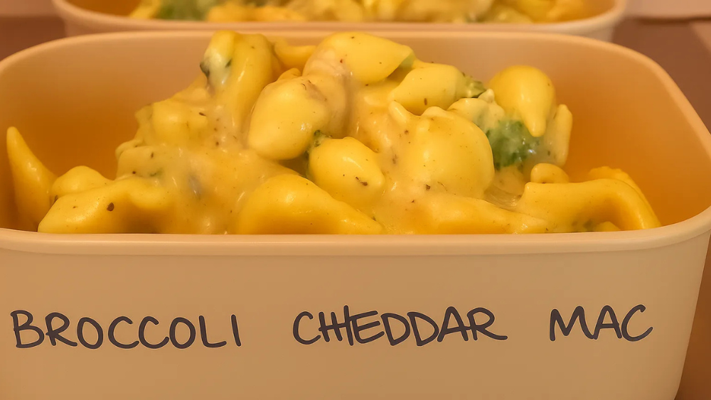 Broccoli cheddar soup mac n cheese