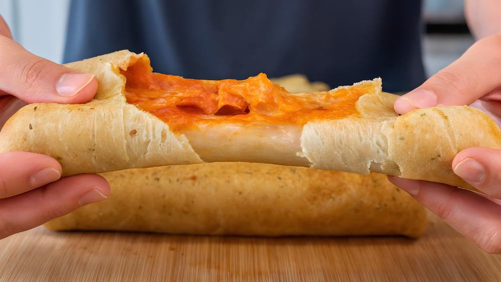 Macro friendly pizza rolls