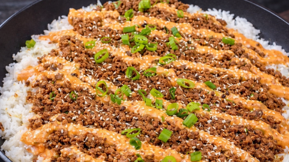 Korean beef rice bowls