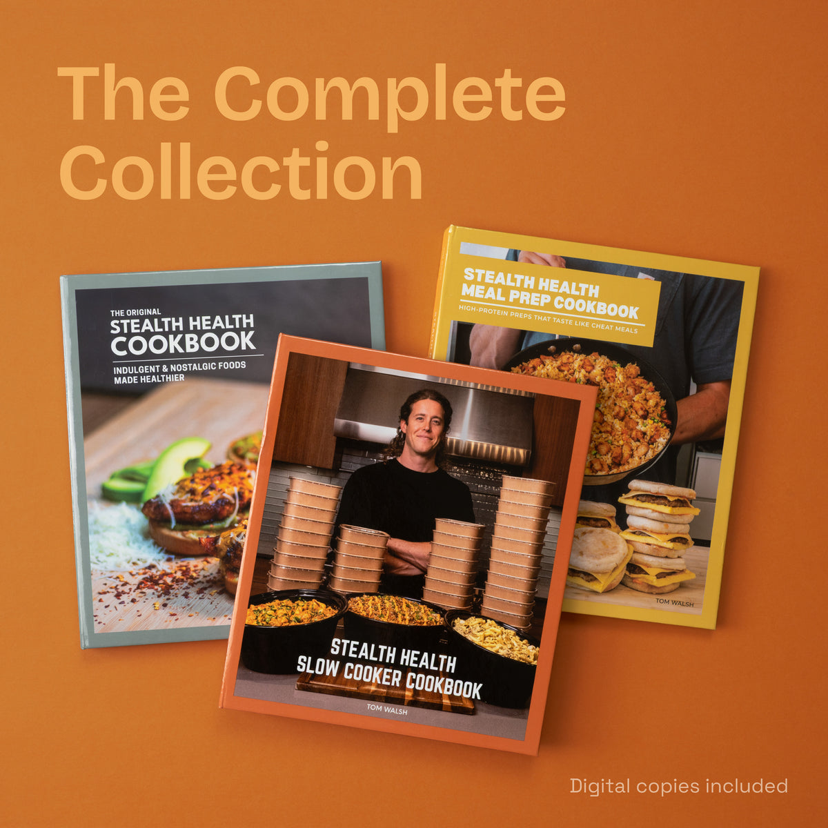 Covers for Slow Cooker, Meal Prep, and Original Cookbooks - print versions